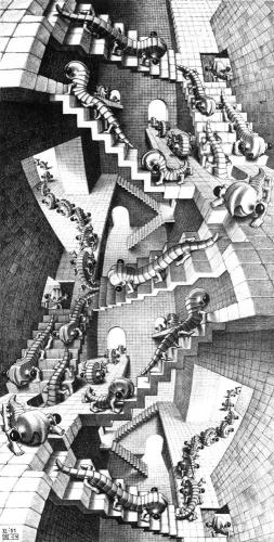 MC Escher House of Stairs
