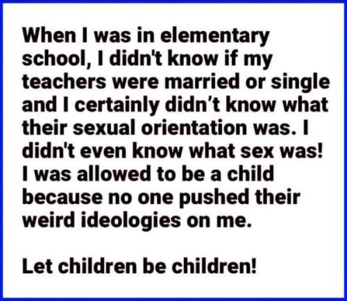 let children be children