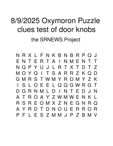 892025OxymoronPuzzleCluesTestOfDoorKnobs
