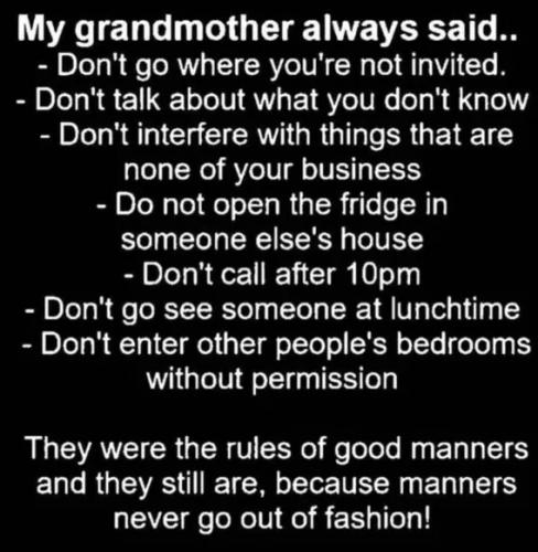 good-manners