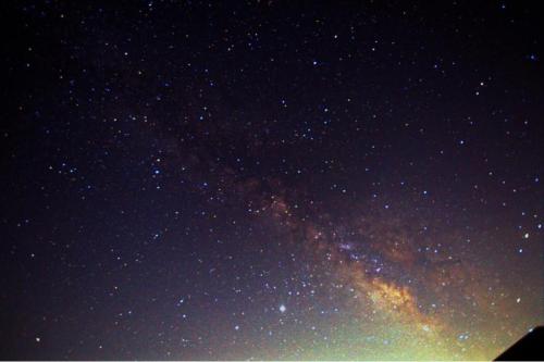 Milky way above us