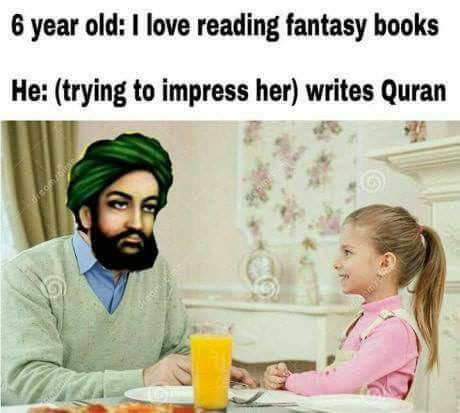 writes quran to impress 6 year old
