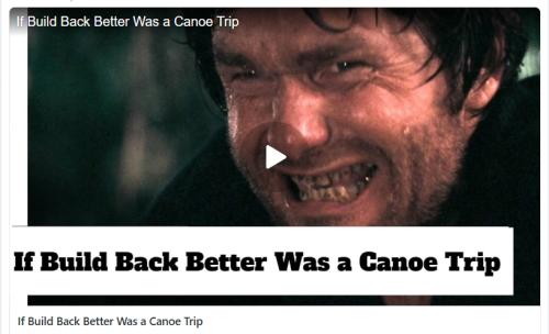 If build back better was a canoe trip screenshot