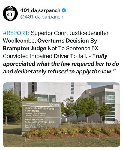 deliberatly refused to apply the aw