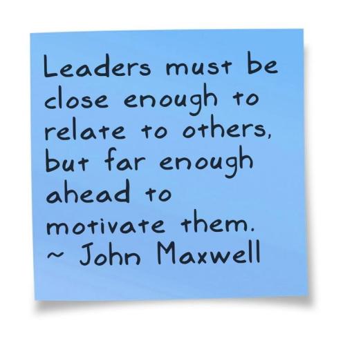 1-Leaders Close Enough Yet Far to Motivate