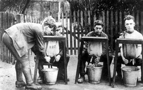 Milkman training, somewhere in Canada, 1927.