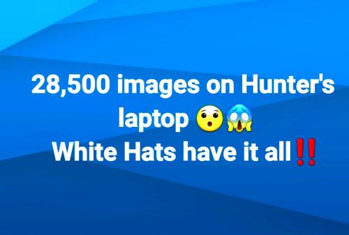 28,500 images in hunter's laptop