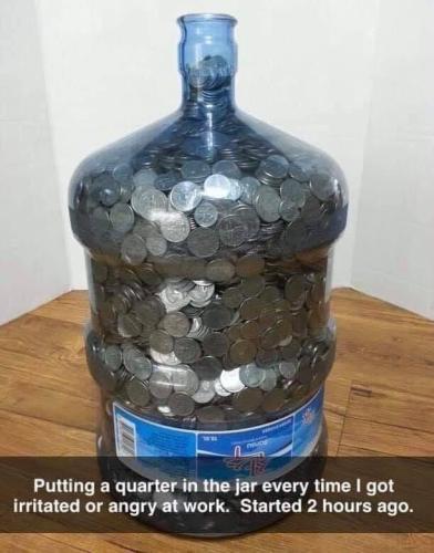 quarter in the jar