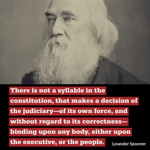 lysander spooner judiciary syllable