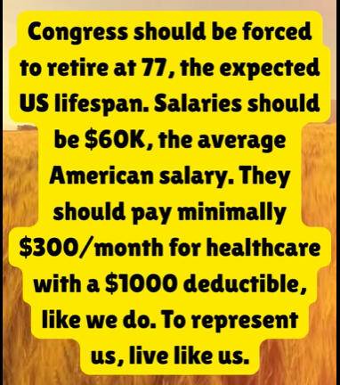 Congress should pay just like we do