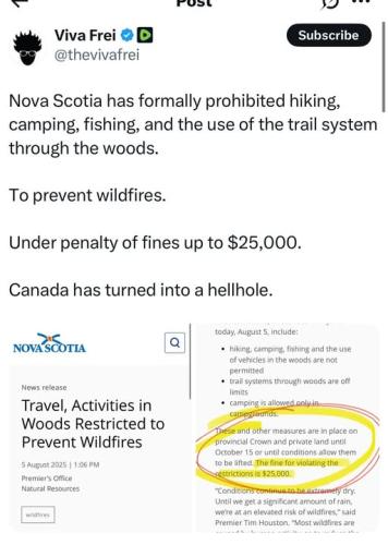Nova SCotia ban