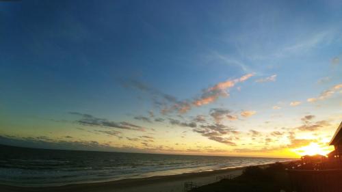 Sunset just east of Galveston TX