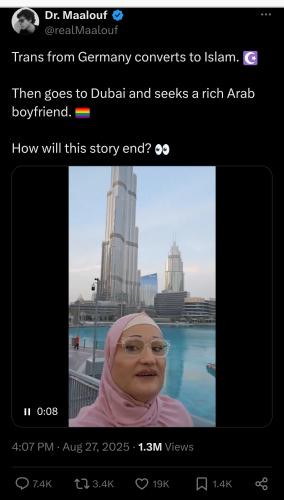 He'll get thrown out from top of the bldg. That's what's gonna happen if muslim finds out.