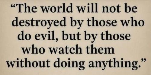 without doing anything