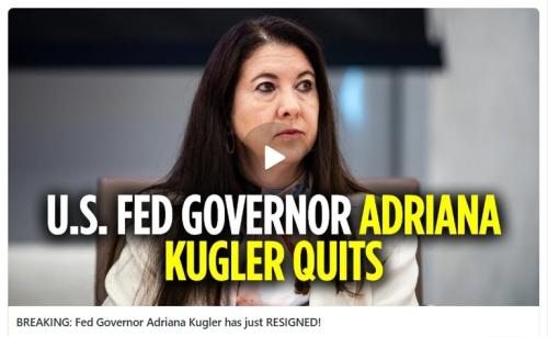 US Fed governor quits screenshot