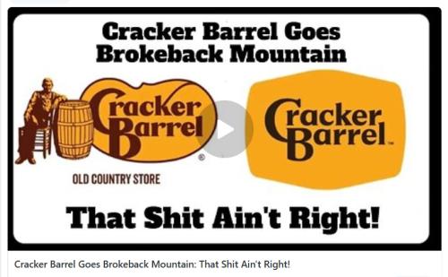 Cracker Barrel Goes brokeback Mountain screenshot