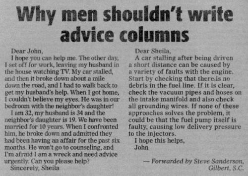 Men's Advice