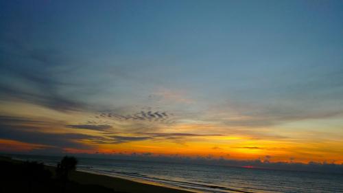 Sunrise just east of Galveston TX