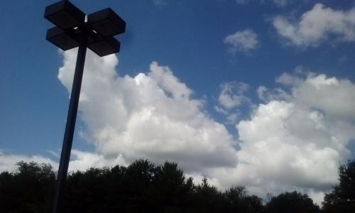 Beautiful big bright cumulus