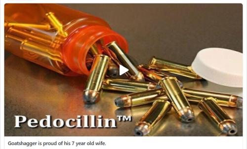 Goatshagger is proud of his 7 year old wife screenshot