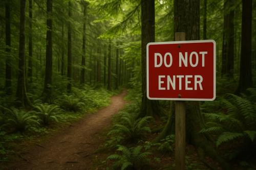 do not enter