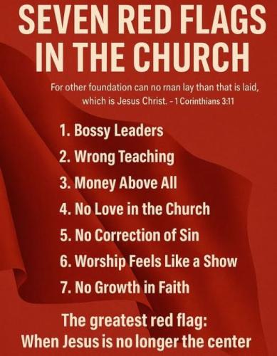 Church Red Flags
