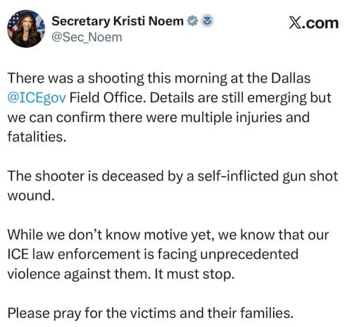 ICE attacked in Dallas