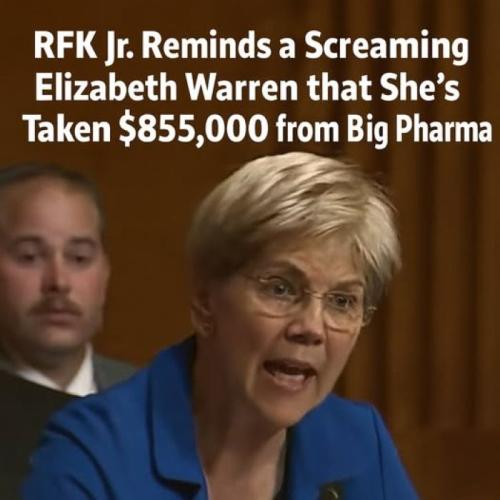 Fauxchahontas Big Pharma Bucks