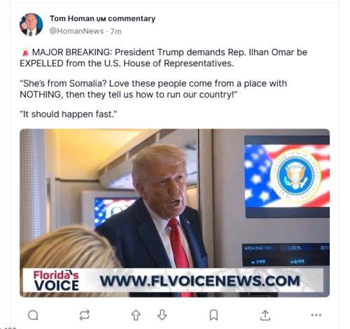 Trump on Ilhan Omar