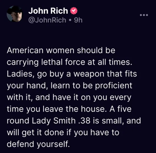 ASAP!!! LADIES ARM YOURSELVES!!!