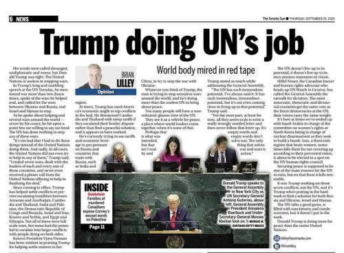 doing the UN job