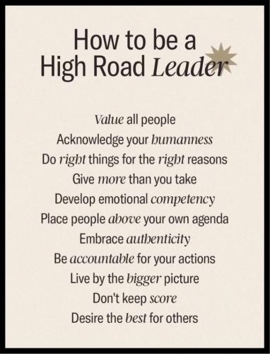 1-The High Road Leader