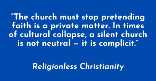 Religionless Christianity 1