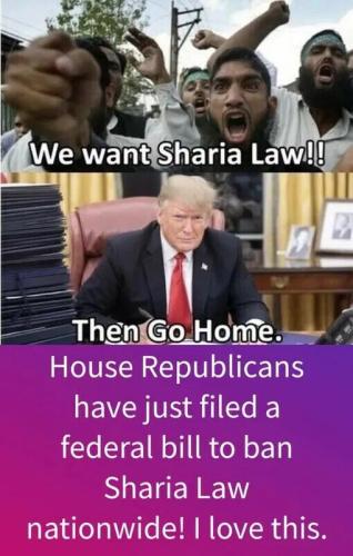 sharia law go home 66666666