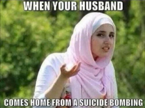 when your husband comes home from a suicide bombing