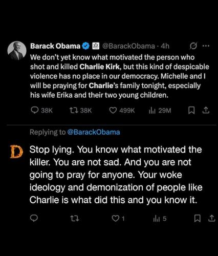 CHARLIE KIRK OBAMA