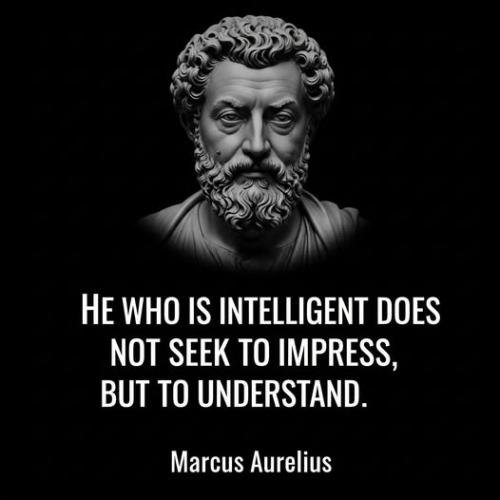 marcus aurelius he who is intelligent