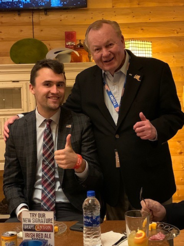 Major General Vallely with Charlie Kirk