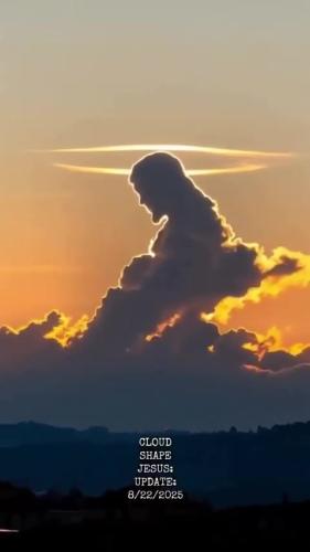 Jesus shaped cloud video cover