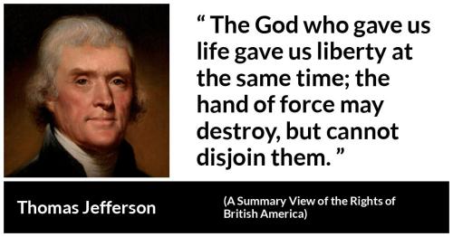Thomas Jefferson GOD