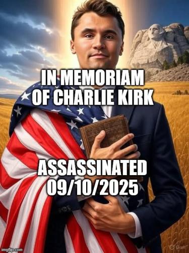 charlie kirk memoriam 09 10 2025