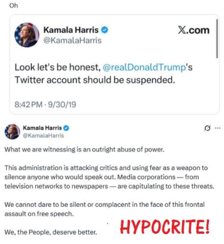 kamala free speech