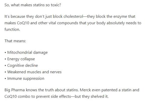 statins toxic