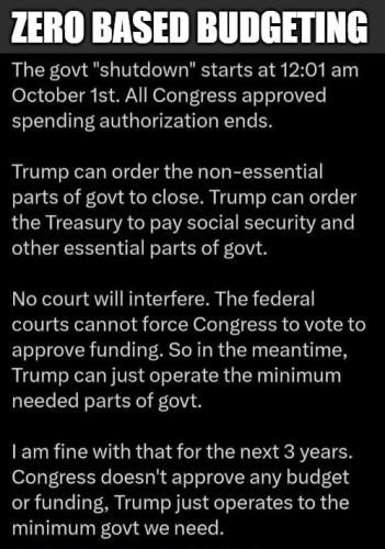 Zero Based Budgeting Begins