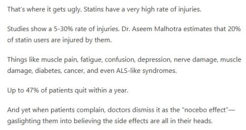 statin injuries