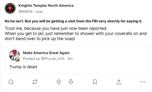 Death threat against Trump