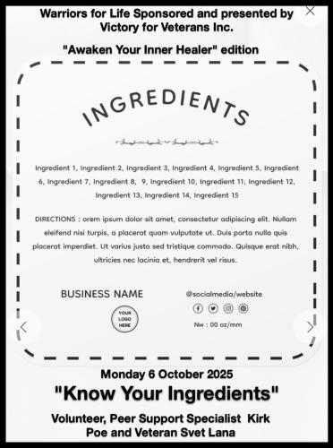 1-Know Your Ingredients