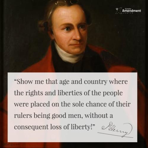 patrick henry rights and liberties