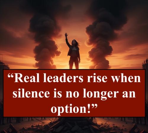 1-Leadership - Silence is No Longer an Option!