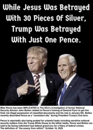 Betrayed by just one Pence